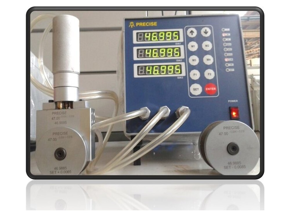Air- Electronic 3 Channel Tri-color DRO for Crankshaft Pin & Journal Inspection
